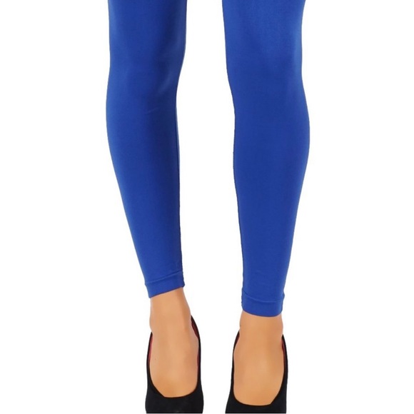 NWT Blue Leggings | OS Regular - Picture 6 of 10